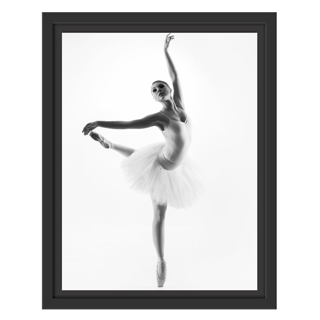 Gerahmtes Wandbild Ã„sthetische Ballerina