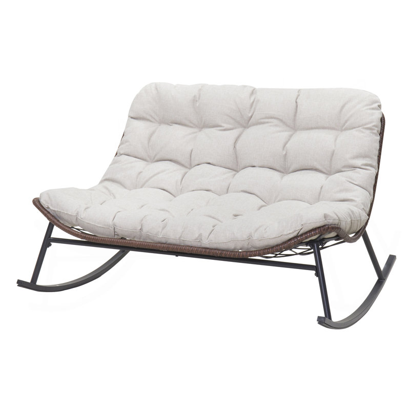 Double chaise berçante Papasan