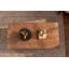 Table basse rectangulaire en bois massif, grande table basse rustique à 2 niveaux avec tablette de rangement, assemblage facile