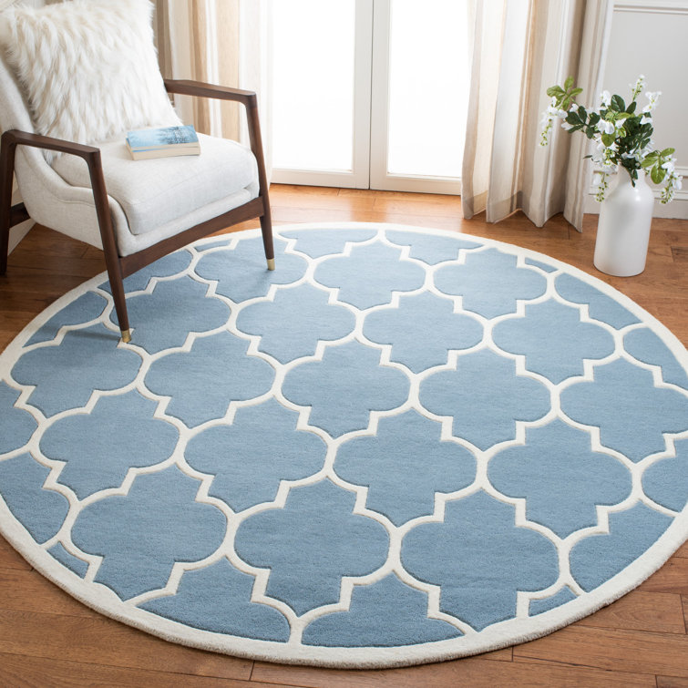 Carolene Hand Tufted Wool Geometric Rug