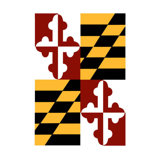 Maryland Double Sided 18'' H x 12.5'' W Polyester Garden Flag
