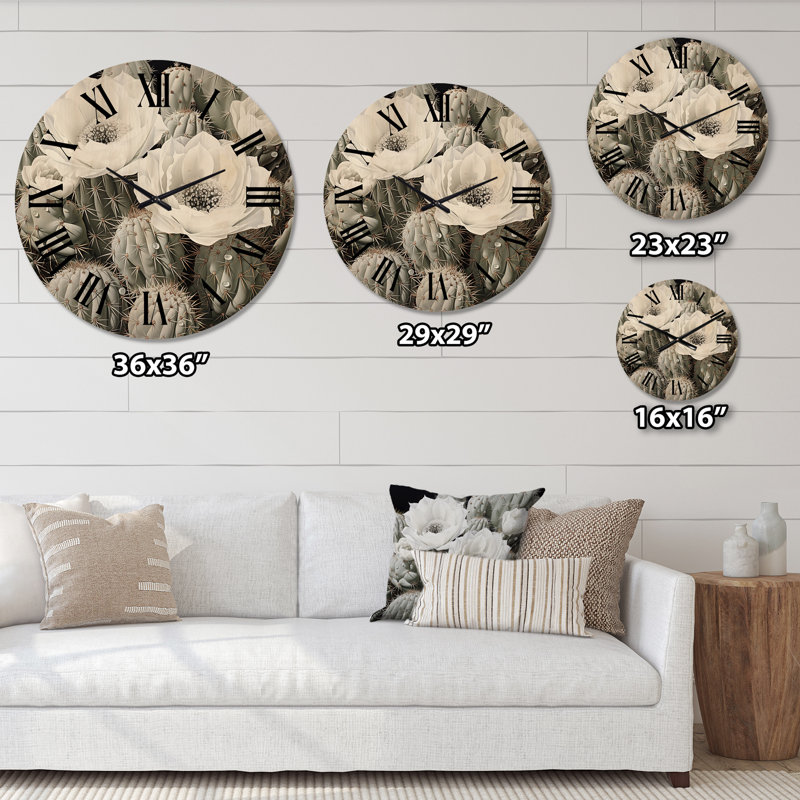 Horloge murale en bois massif Weikert, Moyenne