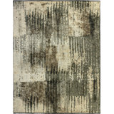 Rapture Abstract Flatweave Beige Gray/Charcoal Gray Rug