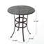 Table de bar en fonte d'aluminium