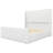 Velvet Upholstered Wingback Platform Bed-1004497206-1004497210
