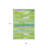 3' X 5' Lime Green And Sky Blue Abstract Washable Indoor Outdoor Area Rug