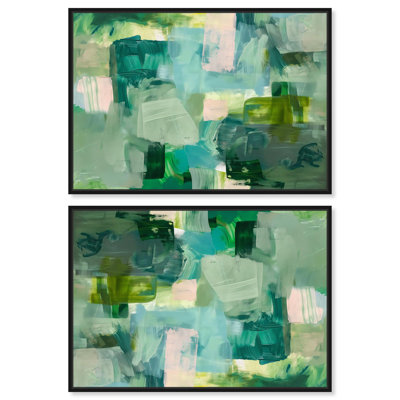 Fresh Beginnings I Set Canvas Dopamine Decor by Art Remedy