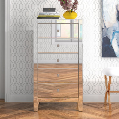 Commode pour lingerie de 24 po de largeur à 5 tiroirs Etting