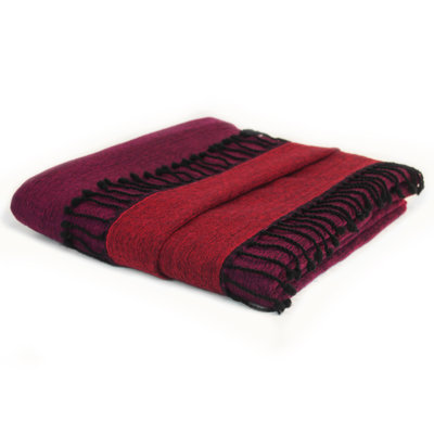 Cosette Merino Reversible Wool Throw