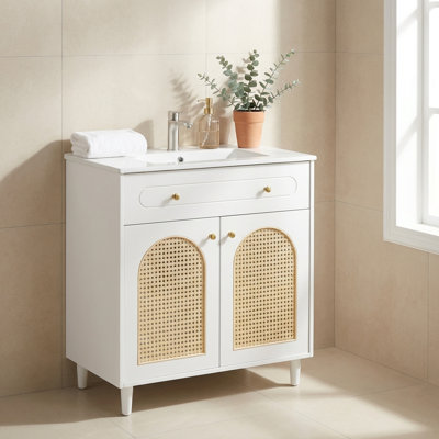 Meuble-lavabo 30 po avec lavabo en céramique