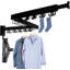 Clothes Drying Rack, Wall Mounted Laundry Drying Rack,Black