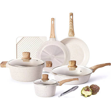 10 - Piece Non-Stick Ceramic Cookware Set