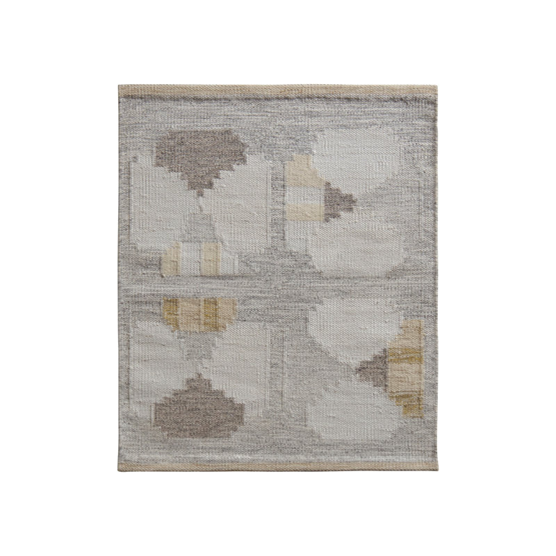 Scandinavian Wool Geometric Area Rug, Rectangle 6' x 9'