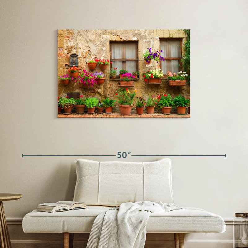 Lilie - Jardin de fleurs italien, H 26 po x l 39 po