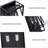 20" Classical Outdoor Wall Light With Glass Shade, Rectangular Wall Sconce In Matte Black，Waterproof-1970025037-1970025039