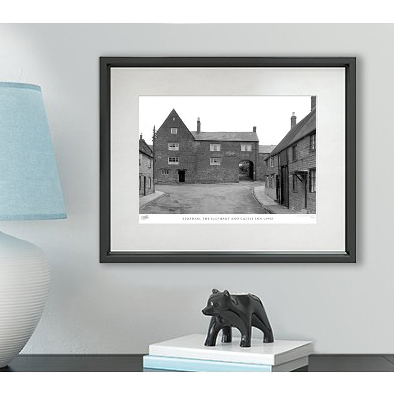 Bloxham, The Elephant And Castle Inn C1955 by Francis Frith - Single Picture Frame Print, 28cm H x 36cm W x 2.3cm D
