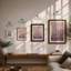Purple Grain Field Botanical - Print-289232548-289232547