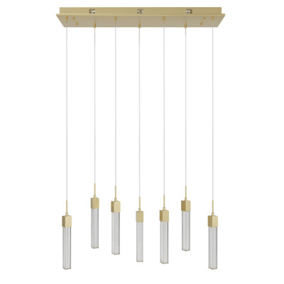Luminaire suspendu pour îlot de cuisine 3 lumières Original Glacier