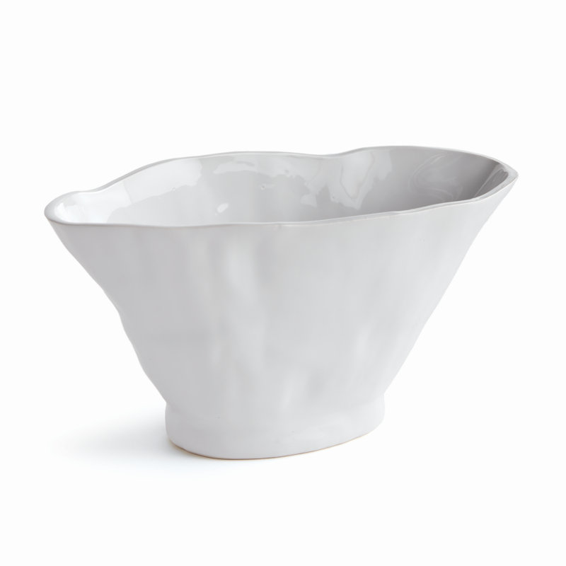 Madara Oval Vase Large, 8" H x 18.75" W x 7.75" D