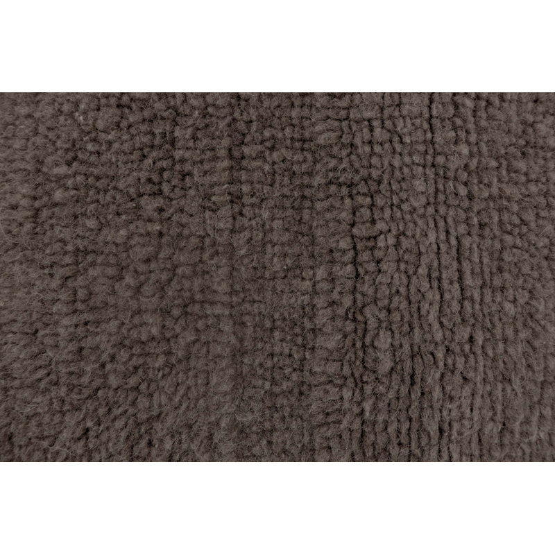 Sheep Of The World Hand Tufted Wool Area Rug in Sheep Brown, Rectangle 5'7" x 7'10"
