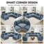 Canapé modulaire en chenille-933059005-933059007