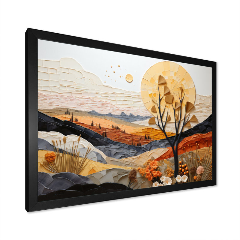 Canyon Mirage I sur toile, Cadre photo noir, H 12 po x l 20 po x P 1 po