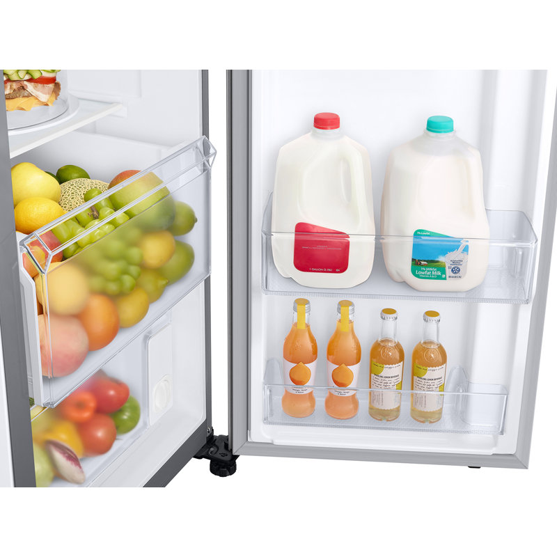 23 cu. ft. Stainless Steel Smart Side-by-Side Refrigerator