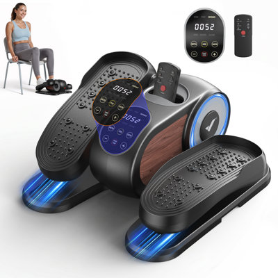 MERACH Under Desk Elliptical Machine, Adjustable Speed, Low Impact for Home Office