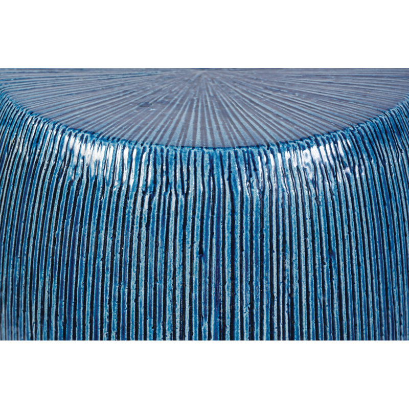 Tabouret d'appoint Ceramics, Denim lustré