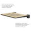 Banc de douche pliable SlimLine