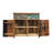 Commode combinée 2 tiroirs Barnes