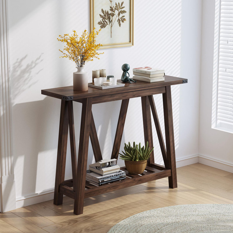 Natira 41.3'' Console Table, Brown