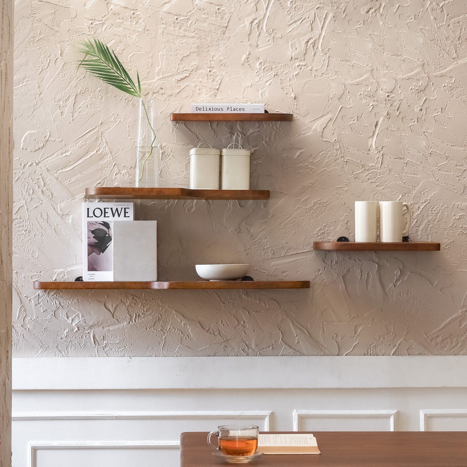 Valetta 36" Floating Shelf, Walnut