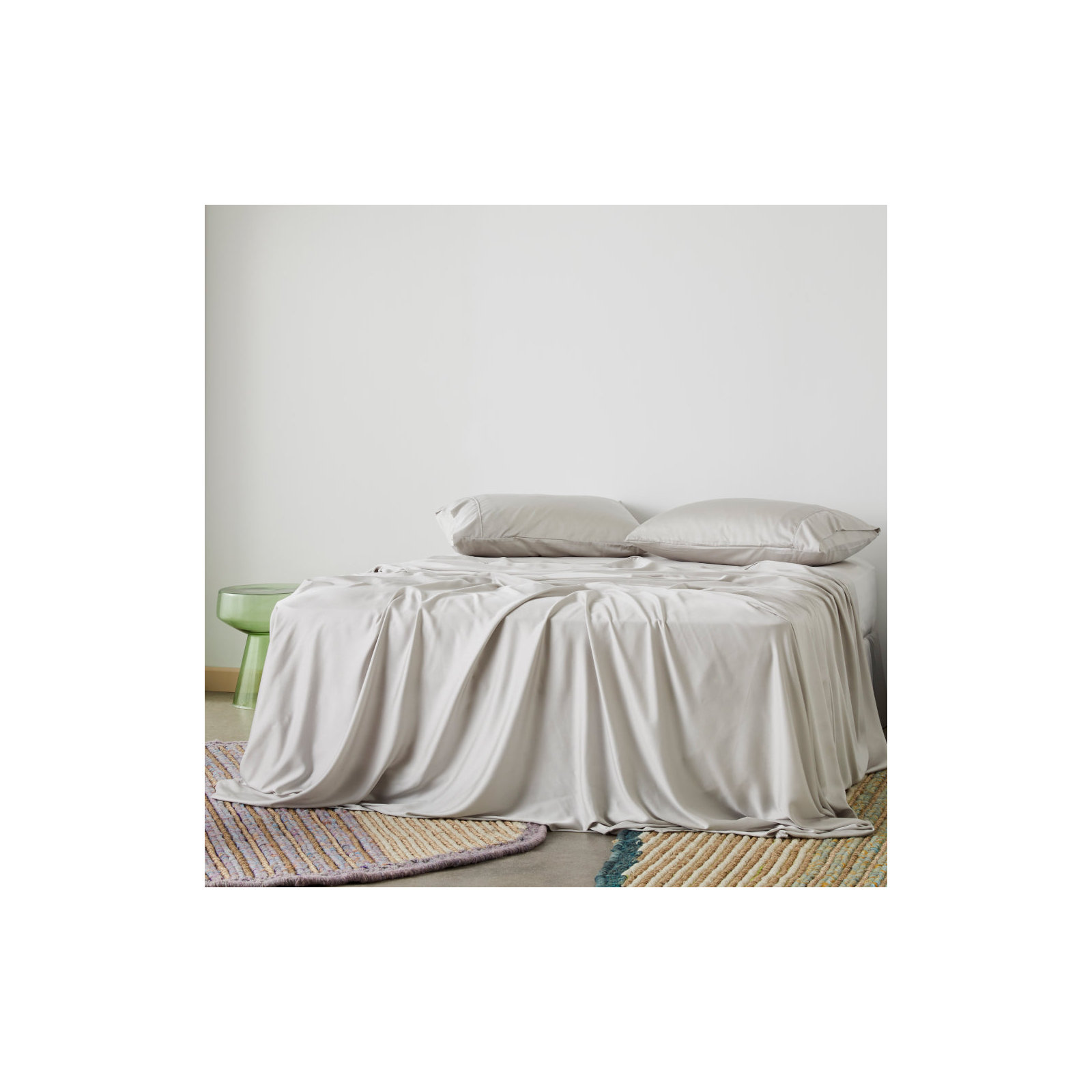 Signature Sateen Duvet Cover, Queen Duvet Cover, Moon