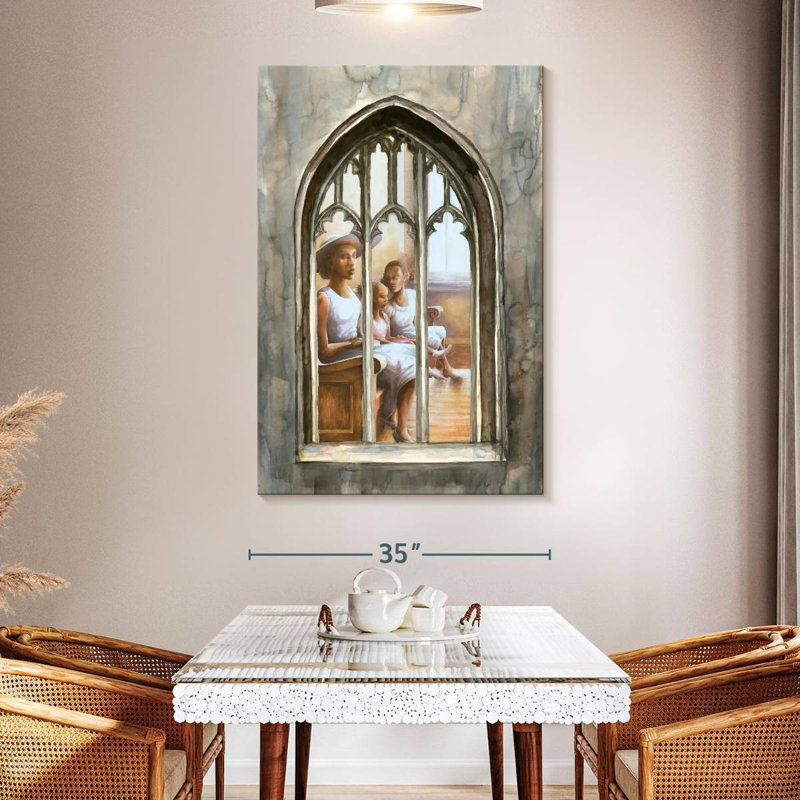 Lilie Sunday Meeting, 51" H x 34" W