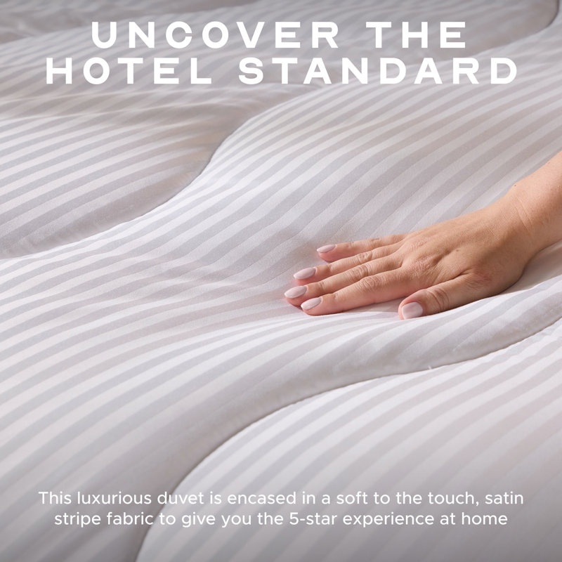 Snuggledown Hotel Luxury 4.5 Tog Round Duvet - Cosy & Soft Summer Duvet, Lightweight & Breathable, Kingsize
