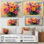 Impression sur toile Pop Poppies Blossoms In Neon Colors III - Poppies-491297378-491297379-491297406
