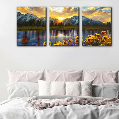 3 Piece Wrapped Canvas Print
