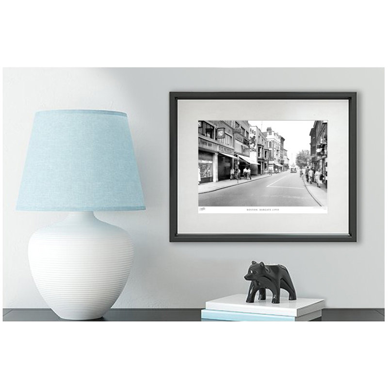 Boston, Bargate C1955 - Single Picture Frame Print, 31.5cm H x 38.8cm W x 2.3cm D