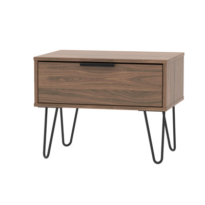 Fully Assembled Berryhill 1 Drawer Bedside Table