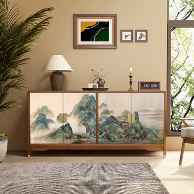 Buffet de luxe chinois de style rétro