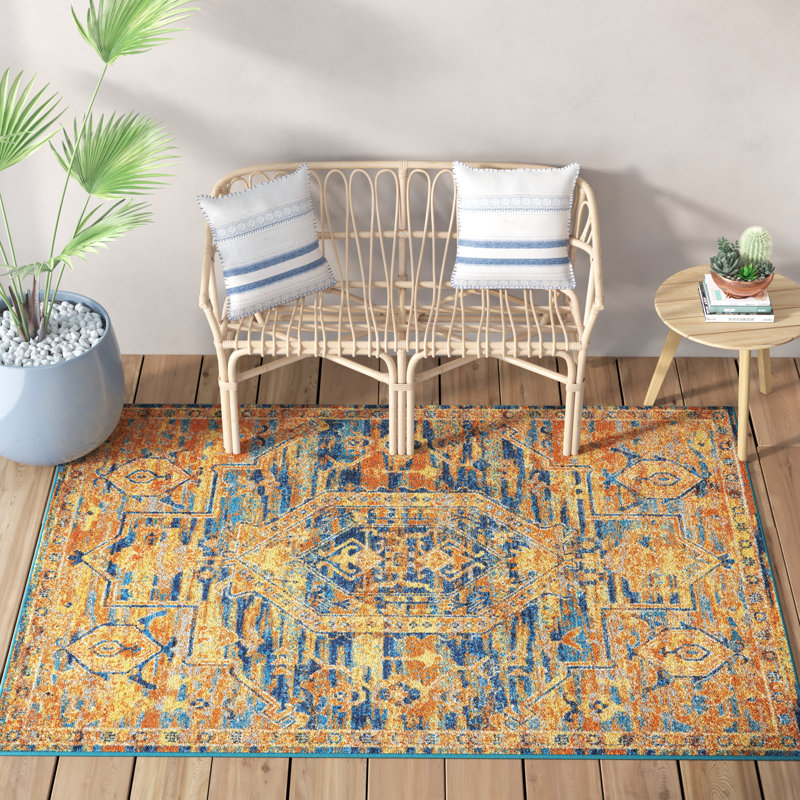 Lilith Oriental Area Rug, Rectangle 160 x 221cm