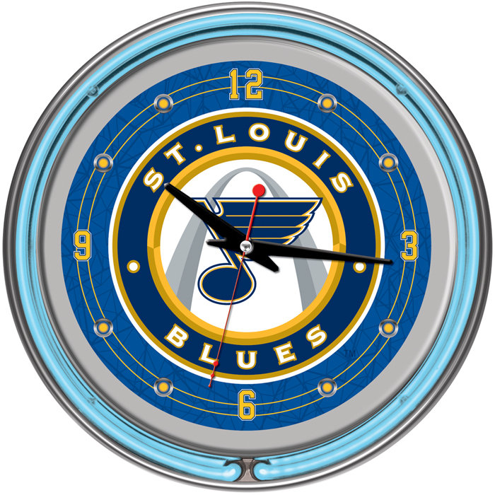 Horloge murale 11 po NHL, Red Wings de Détroit - rétro, 11"
