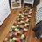 Homeline Non-Slip Rubberback Checkered Indoor Runner Rug, Multicolor-46649167