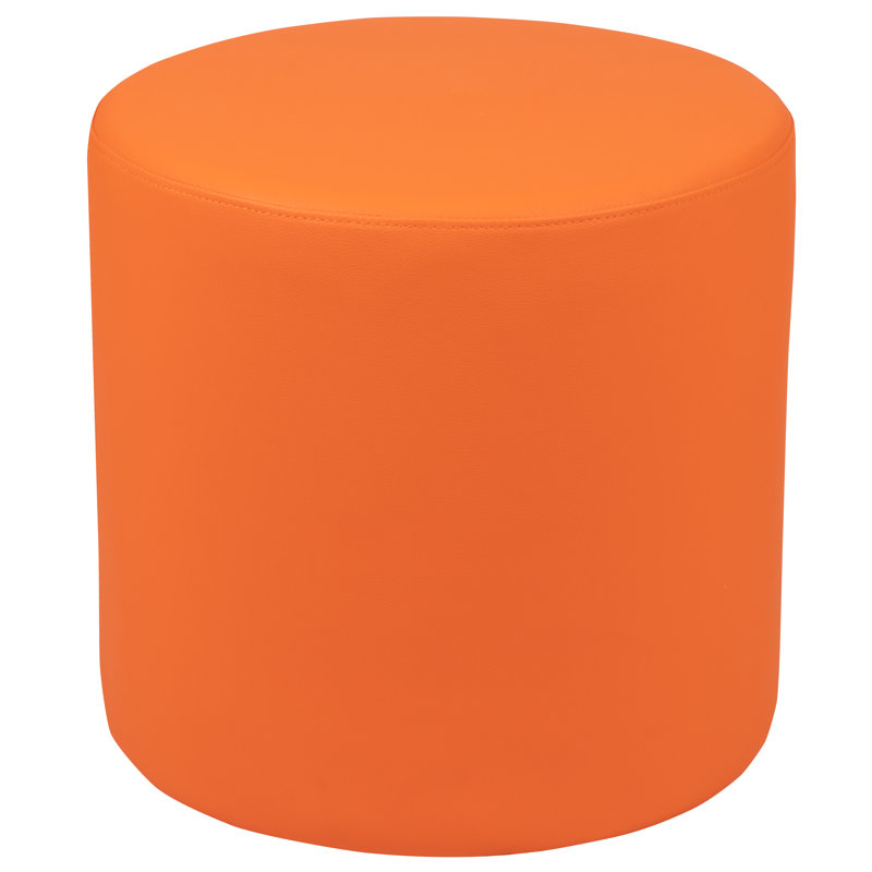 Repose-pieds modulaire Nicholas, Orange, H 18 po x l 18 po x P 18 po, Non