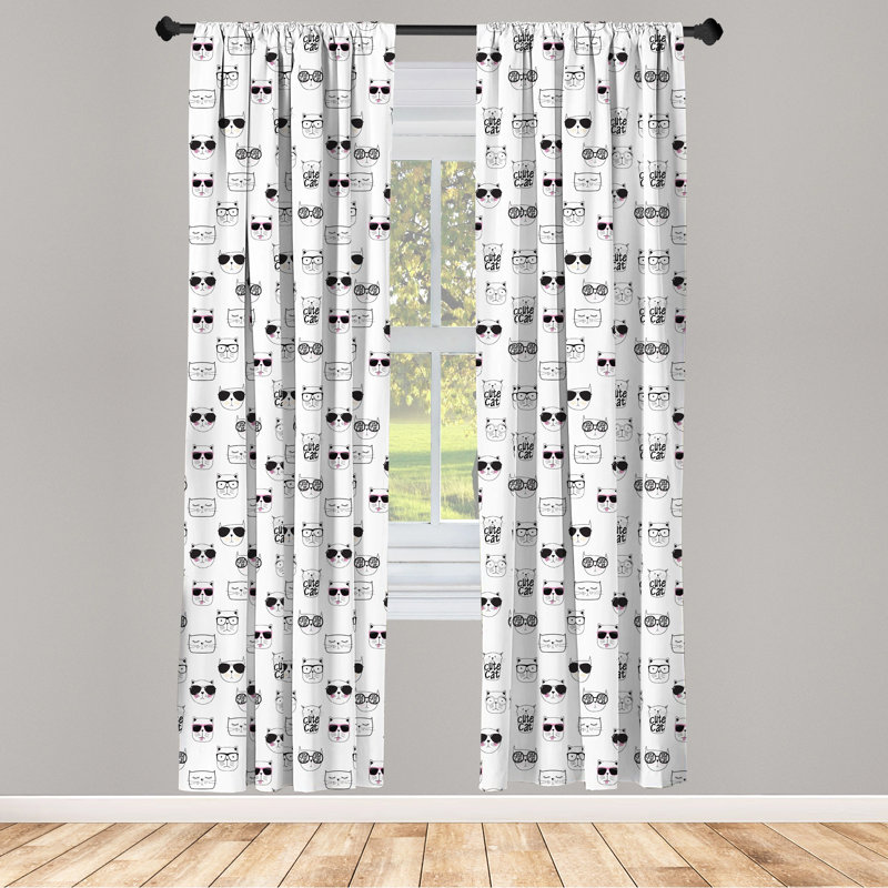Semi-Sheer Rod Pocket Sliding Panel, 28" x 95"