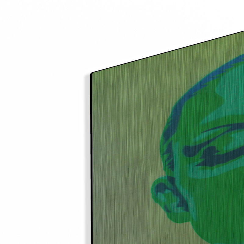 «Skin Deep Green» par Abstract Graffiti, art mural, H 36 po x l 24 po