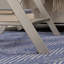 Table d'appoint, finition brune