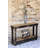 46" Luxe Reclaimed Wood Console Table White Combo-380829233-319167807