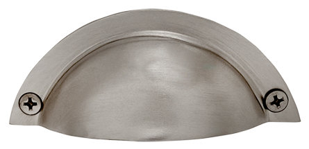 Classic 3" Center to Center Bin Pull, Satin Nickel